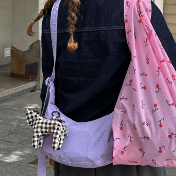 NWT Baggu Small Crescent Bag - Wisteria - Picture 6 of 9